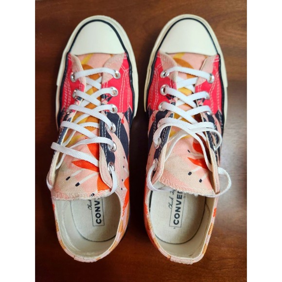 Converse Chuck 70 Floral Print Sz 8 Seldom Worn Clean 568376C Shoes Sneakers - Picture 8 of 11